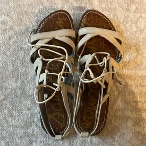 Sam Edelman Beige Strappy Sandals